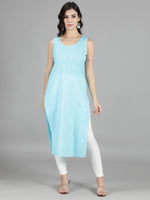 Load image into Gallery viewer, Seva Chikan Hand Embroidered Georgette Lucknowi Chikan Kurti With Slip