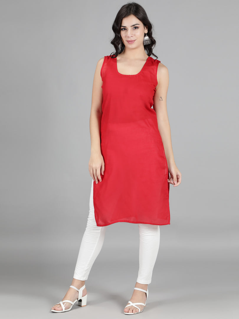Seva Chikan Hand Embroidered  Georgette Lucknowi Chikankari kurta with Slip