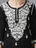 Load image into Gallery viewer, Seva Chikan Hand Embroidered Cotton Lucknowi Chikan Top
