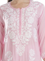 Load image into Gallery viewer, Seva Chikan Hand Embroidered Modal Cotton Lucknowi Chikankari Kurta