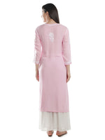 Load image into Gallery viewer, Seva Chikan Hand Embroidered Modal Cotton Lucknowi Chikankari Kurta