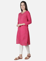 Load image into Gallery viewer, Seva Chikan Hand Embroidered Cotton Lucknowi Chikankari Kurta