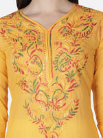Load image into Gallery viewer, Seva Chikan Hand Embroidered Cotton Lucknowi Chikankari Kurta