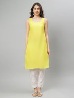 Load image into Gallery viewer, Seva Chikan Hand Embroidered Georgette Lucknowi Chikankari Kurta With Slip