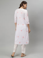 Load image into Gallery viewer, Seva Chikan Hand Embroidered Cotton Chikankari kurta