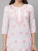 Load image into Gallery viewer, Seva Chikan Hand Embroidered Cotton Chikankari kurta
