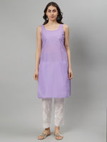 Load image into Gallery viewer, Seva Chikan Hand Embroidered Georgette Lucknowi Chikankari Kurta With Slip