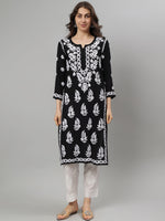 Load image into Gallery viewer, Seva Chikan Hand Embroidered Modal Lucknowi Chikankari Kurta