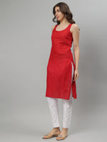 Load image into Gallery viewer, Seva Chikan Hand Embroidered Georgette Lucknowi Chikankari Kurta With Slip