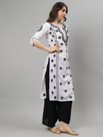 Load image into Gallery viewer, Seva Chikan Hand Embroidered Cotton Chikankari kurta