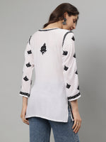 Load image into Gallery viewer, Seva Chikan Hand Embroidered Modal Lucknowi Chikan Top