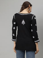 Load image into Gallery viewer, Seva Chikan Hand Embroidered Modal Lucknowi Chikan Top