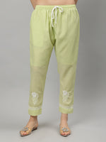 Load image into Gallery viewer, Seva Chikan Hand Embroidered Cotton Lucknowi Chikankari Kurta Set