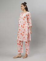 Load image into Gallery viewer, Seva Chikan Hand Embroidered Cotton Lucknowi Chikankari Kurta Set