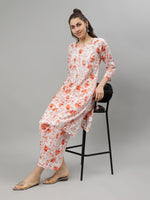 Load image into Gallery viewer, Seva Chikan Hand Embroidered Cotton Lucknowi Chikankari Kurta Set