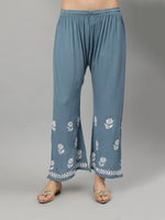 Load image into Gallery viewer, Seva Chikan Hand Embroidered Rayon Lucknowi Chikankari Kurta Set SCL8067