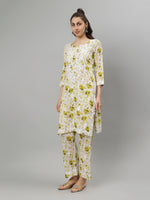 Load image into Gallery viewer, Seva Chikan Hand Embroidered Cotton Lucknowi Chikankari Kurta Set