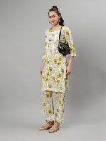 Load image into Gallery viewer, Seva Chikan Hand Embroidered Cotton Lucknowi Chikankari Kurta Set