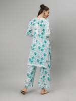 Load image into Gallery viewer, Seva Chikan Hand Embroidered Cotton Lucknowi Chikankari Kurta Set