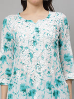 Load image into Gallery viewer, Seva Chikan Hand Embroidered Cotton Lucknowi Chikankari Kurta Set