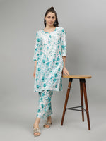 Load image into Gallery viewer, Seva Chikan Hand Embroidered Cotton Lucknowi Chikankari Kurta Set