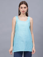 Load image into Gallery viewer, Seva Chikan Hand Embroidered Chanderi Lucknowi Chikan Top With Slip