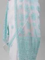 Load image into Gallery viewer, Seva Chikan Hand Embroidered Georgette Lucknowi Chikankari Saree