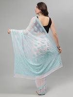 Load image into Gallery viewer, Seva Chikan Hand Embroidered Georgette Lucknowi Chikankari Saree