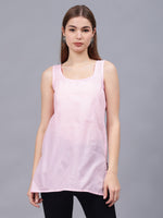 Load image into Gallery viewer, Seva Chikan Hand Embroidered Chanderi Lucknowi Chikan Top With Slip