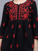 Load image into Gallery viewer, Seva Chikan Hand Embroidered Cotton Lucknowi Chikan Top