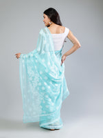 Load image into Gallery viewer, Seva Chikan Hand Embroidered Georgette Lucknowi Chikankari Saree