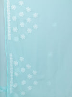 Load image into Gallery viewer, Seva Chikan Hand Embroidered Georgette Lucknowi Chikankari Saree