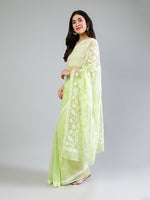 Load image into Gallery viewer, Seva Chikan Hand Embroidered Georgette Lucknowi Chikankari Saree