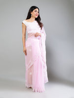 Load image into Gallery viewer, Seva Chikan Hand Embroidered Georgette Lucknowi Chikankari Saree