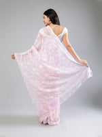 Load image into Gallery viewer, Seva Chikan Hand Embroidered Georgette Lucknowi Chikankari Saree