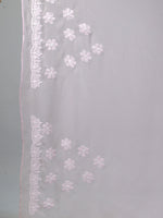 Load image into Gallery viewer, Seva Chikan Hand Embroidered Georgette Lucknowi Chikankari Saree