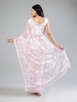 Load image into Gallery viewer, Seva Chikan Hand Embroidered Georgette Lucknowi Chikankari Saree
