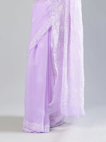 Load image into Gallery viewer, Seva Chikan Hand Embroidered Georgette Lucknowi Chikankari Saree