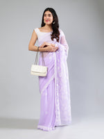 Load image into Gallery viewer, Seva Chikan Hand Embroidered Georgette Lucknowi Chikankari Saree