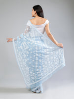 Load image into Gallery viewer, Seva Chikan Hand Embroidered Georgette Lucknowi Chikankari Saree