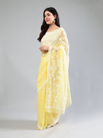 Load image into Gallery viewer, Seva Chikan Hand Embroidered Georgette Lucknowi Chikankari Saree