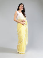 Load image into Gallery viewer, Seva Chikan Hand Embroidered Georgette Lucknowi Chikankari Saree