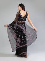 Load image into Gallery viewer, Seva Chikan Hand Embroidered Georgette Lucknowi Chikankari Saree