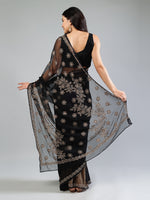 Load image into Gallery viewer, Seva Chikan Hand Embroidered Georgette Lucknowi Chikankari Saree