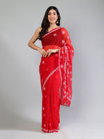 Load image into Gallery viewer, Seva Chikan Hand Embroidered Georgette Lucknowi Chikankari Saree