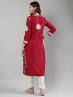Load image into Gallery viewer, Seva Chikan Hand Embroidered Muslin Lucknowi Chikankari Kurta