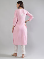 Load image into Gallery viewer, Seva Chikan Hand Embroidered Muslin Lucknowi Chikankari Kurta