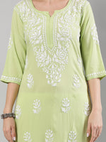 Load image into Gallery viewer, Seva Chikan Hand Embroidered Rayon Lucknowi Chikankari Kurta
