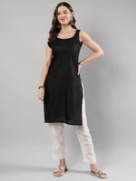 Load image into Gallery viewer, Seva Chikan Hand Embroidered Georgette Lucknowi Chikankari Kurta With Slip