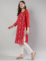 Load image into Gallery viewer, Seva Chikan Hand Embroidered Georgette Lucknowi Chikankari Kurta With Slip